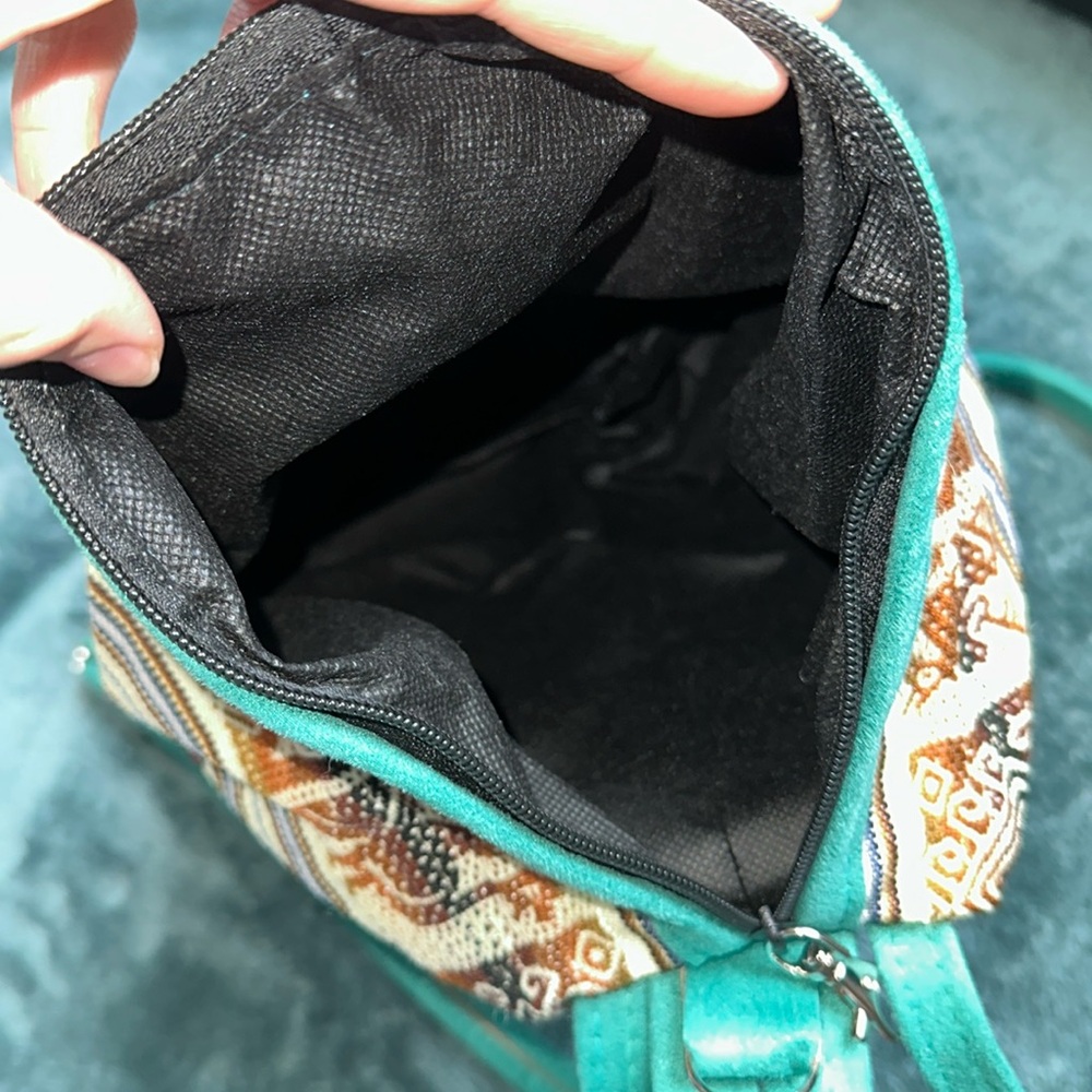 New Nwot Multicolor Patterned Mini Backpack From … - image 4